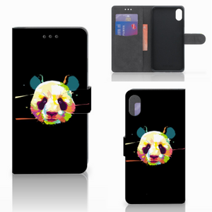 Apple iPhone Xs Max Leuk Hoesje Panda Color