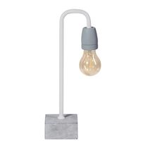 Tafellamp Concrete bow wit