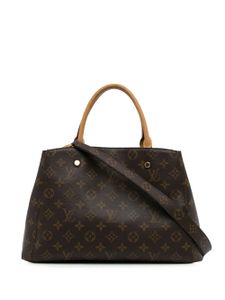 Louis Vuitton Pre-Owned 2016 pre-owned Monogram Montaigne MM tas - Bruin