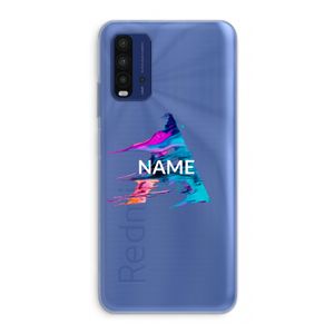 Abstract Spectrum: Xiaomi Redmi 9T Transparant Hoesje
