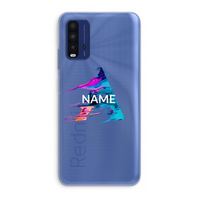 Abstract Spectrum: Xiaomi Redmi 9T Transparant Hoesje
