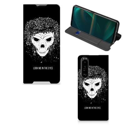 Mobiel BookCase Sony Xperia 5 III Skull Hair Mobiel BookCase Sony Xperia 5 III Skull Hair