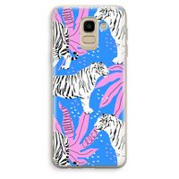 Tijger: Samsung Galaxy J6 (2018) Transparant Hoesje