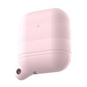 AirPods 1/2 hoesje siliconen waterproof series - soft case - licht roze