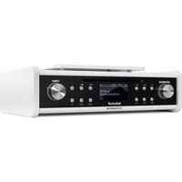 Technisat Digitradio 20 CD - onderbouw DAB+ radio met CD speler - wit - thumbnail
