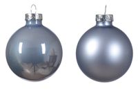 Kerstbal glas d5 cm mblw ass 12st kerst - Decoris - thumbnail