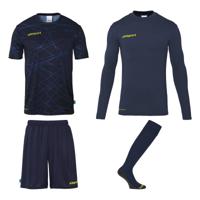 Uhlsport Prediction Keeperstenue Pack Donkerblauw Geel