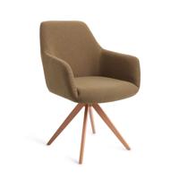 Jesper Home Draaibare Eetkamerstoel 'Hiroo' Turn Peach, kleur Willow
