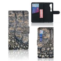 Xiaomi Mi Note 10 Pro | Telefoonhoesje | Met pasjeshouder | Krokodillenprint Xiaomi Mi Note 10 Pro | Telefoonhoesje | Met pasjeshouder | Krokodillenprint
