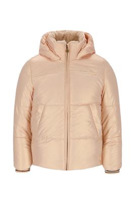 Like Flo winter winterjas meisjes - oranje - Aelin - kort, capuchon
