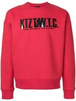 KTZ sweat à logo brodé - Rouge - thumbnail