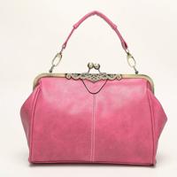 Vrouwen handtassen messenger bags Retro Schoudertas (Rose rood)