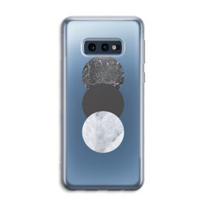 Marmeren cirkels: Samsung Galaxy S10e Transparant Hoesje