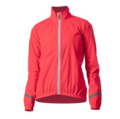 Castelli Emergency 2 regenjack roze dames S