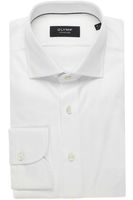 OLYMP SIGNATURE Tailored Fit Overhemd wit, Gestructureerd