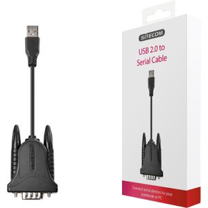 Sitecom USB > Seriële Kabel 0,6m usb-adapter CN-104