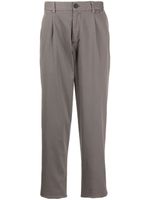 Cruciani pantalon droit à design plissé - Marron