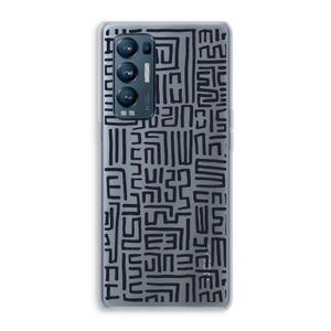 Moroccan Print: Oppo Find X3 Neo Transparant Hoesje