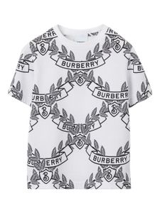 Burberry Kids t-shirt Oak Leaf Crest - Blanc