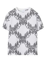 Burberry Kids t-shirt Oak Leaf Crest - Blanc - thumbnail