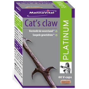 Mannavital Cats Claw Platinum V-capsules 60