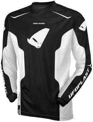 UFO PLAST Mx jersey ufo oblivion black/white gr. m