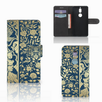 Nokia 7 Hoesje Beige Flowers - thumbnail