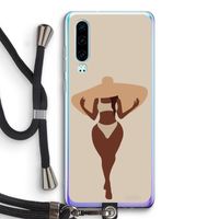 Let's get salty: Huawei P30 Transparant Hoesje met koord