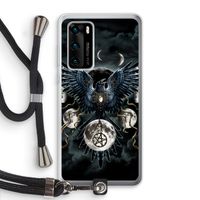 Sinister Wings: Huawei P40 Transparant Hoesje met koord