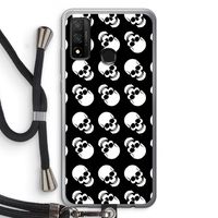 Musketon Skulls: Huawei P Smart (2020) Transparant Hoesje met koord