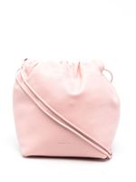 Jil Sander sac porté épaule à logo embossé - Rose