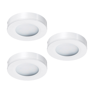 LED-opbouwspot set 3 stuks Adria wit 3W dimbaar