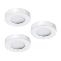 LED-opbouwspot set 3 stuks Adria wit 3W dimbaar
