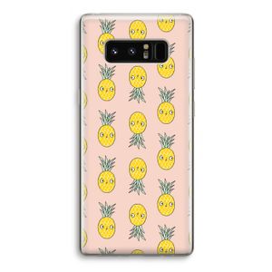 Ananas: Samsung Galaxy Note 8 Transparant Hoesje