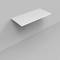 Topblad BWS Marble 100,5x46x1,5 cm Mat Wit Marmer - thumbnail