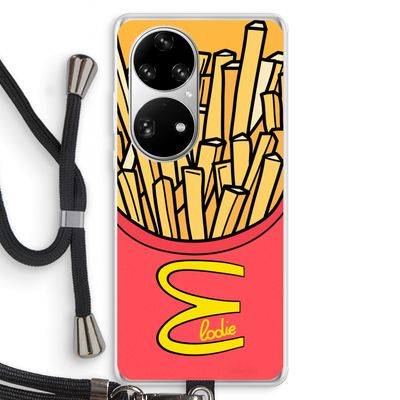 McElodie: Huawei P50 Pro Transparant Hoesje met koord