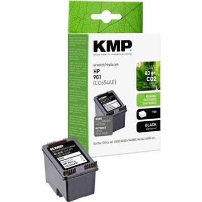 KMP Inktcartridge vervangt HP 901XL, CC654AE Compatibel Zwart H47 1711,4541