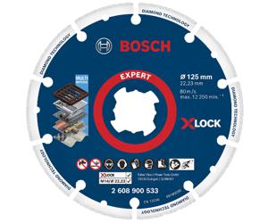 Bosch EXPERT Diamond Metal Wheel X-LOCK doorslijpschijf, Ø 125mm doorslijpschijf Asgatdiameter 22,23 mm