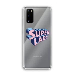Superlady: Samsung Galaxy S20 Transparant Hoesje