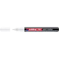 Paintmarker edding 791 alcoholbasis 1-2mm wit | 10 stuks