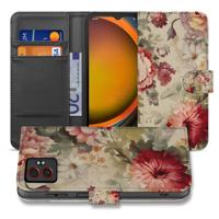 Portemonnee Hoesje Samsung Galaxy Xcover 7 Pro | Bloemenprint
