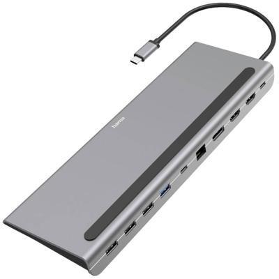 Hama USB-C dockingstation Geschikt voor merk (dockingstation): Universeel USB-C Power Delivery