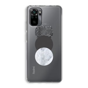 Marmeren cirkels: Xiaomi Redmi Note 10 Pro Transparant Hoesje