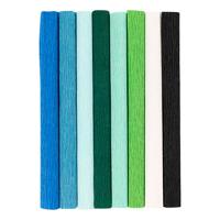 Creativ Company Crepepapier blauw en groen harmonie - 8st.