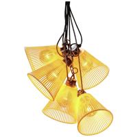 Konstsmide 2334-830 Lichtketting Buiten Energielabel: G (A - G) Aantal lampen 10 LED Barnsteen Verlichte lengte: 9.15 m