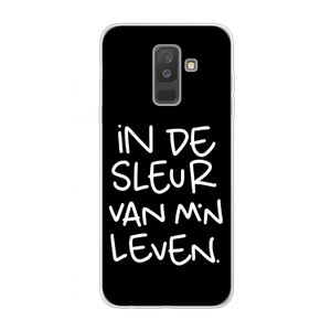 De Sleur: Samsung Galaxy A6 Plus (2018) Transparant Hoesje