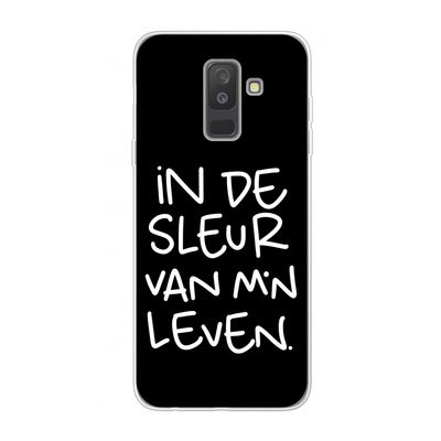 De Sleur: Samsung Galaxy A6 Plus (2018) Transparant Hoesje
