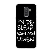 De Sleur: Samsung Galaxy A6 Plus (2018) Transparant Hoesje
