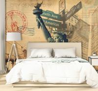 New york fotobehang straten