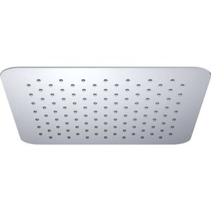 Ufo Luxe Hoofddouche Vierkant 300 mm Ultra Plat Chroom Aqua Splash